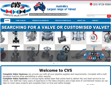 Tablet Screenshot of cvs-aust.com